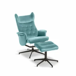 Sessel mit Hocker Vals