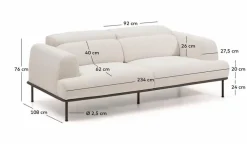 Sofa 3-Sitzer Aurum