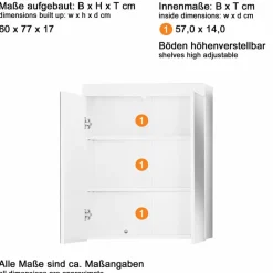 Spiegelschrank Amanda