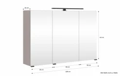 Spiegeltürenschrank Lima