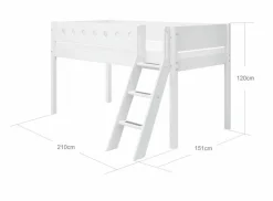 Spielbett White 90 x 200 cm