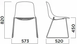 Stuhl Pure Loop Sled