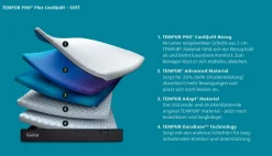 Tempur Pro® Plus Matratze Soft CoolQuilt
