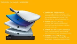 Tempur Pro® Plus Matratze Medium Firm CoolQuilt