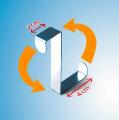 Türhaken 1,8 x 10 cm