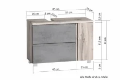 Waschbeckenunterschrank Monza