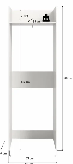 Waschmaschinenschrank Lucca