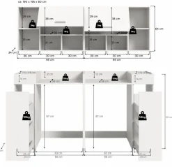 Waschmaschinenumbau-Set Lucca