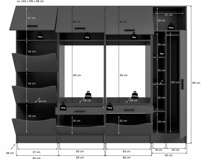 Waschmaschinenumbau-Set Lucca