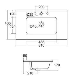 Waschtischunterschrank Rossario