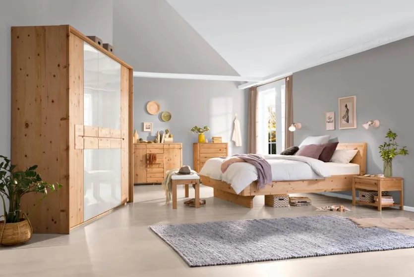 Zirbenholzbett Cembra 180 x 200 cm