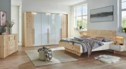 Zirbenholzbett Sonus 180 x 200 cm